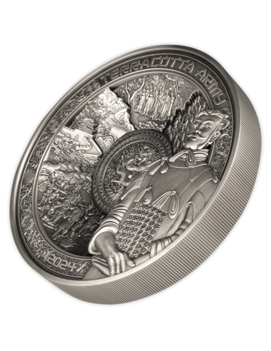 TERRACOTTA ARMY 1 Kg Silver Coin 25$ Samoa 2024 - Coins & More - Samoa