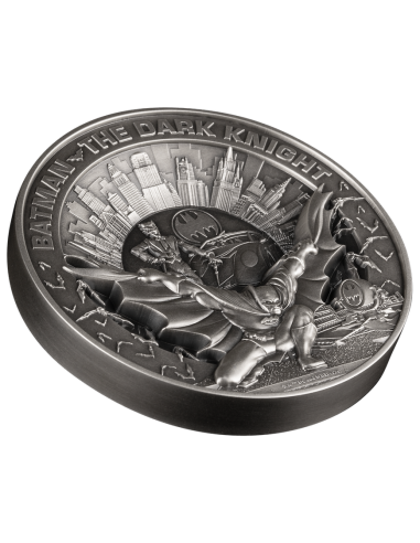 BATMAN The Dark Knight 10 Oz Silver Coin 10$ Barbados 2024 - Coins & More - Barbade