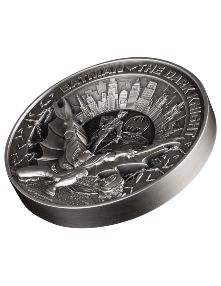 BATMAN The Dark Knight 10 Oz Silver Coin 10$ Barbados 2024 - Coins & More - Barbade