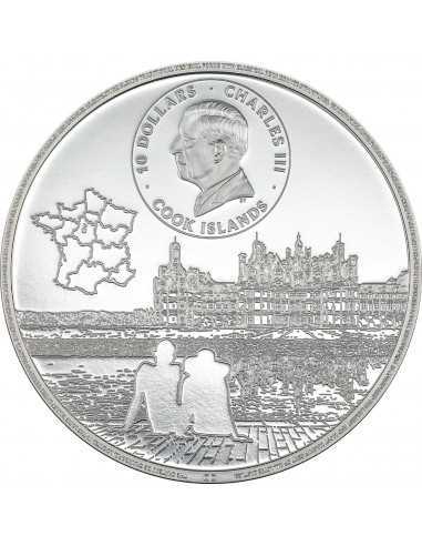 CHATEAU DE CHAMBORD 2 Oz Silver Coin 10$ Cook Islands 2024 - Coins & More - Isole Cook