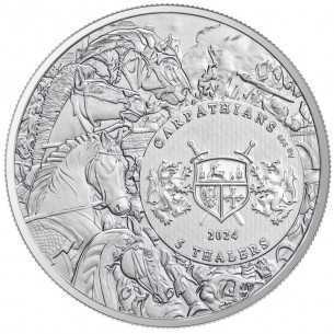 RED HORSE Four Horsemen Of The Apocalypse 1 Oz Silver Bullion Coin 5 Thalers 2024 - Coins & More - Argento 2