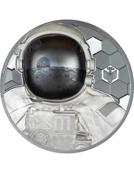 ASTRONAUT Real Heroes 3 Oz Silver Coin 20$ Cook Islands 2024 - Coins & More - Îles Cook