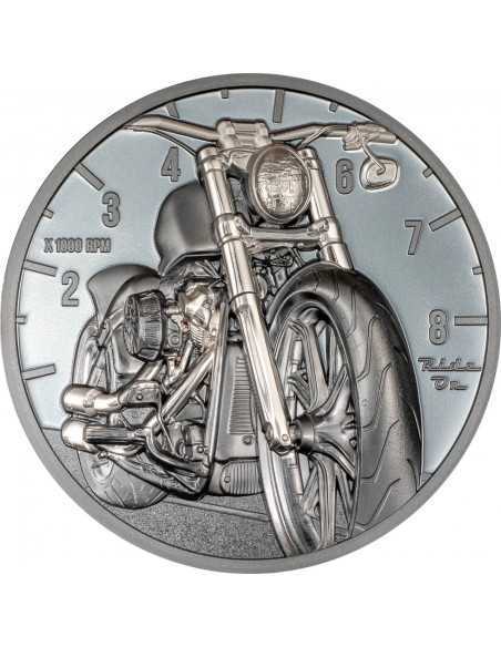 MOTORBIKE Journey 2 Oz Silver Coin 10$ Cook Islands 2024 - Coins & More - Îles Cook