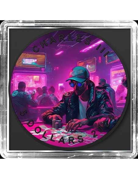 THE GAMBLER All In 1 Oz Silver Coin $5 Canada 2024 - Coins & More - Canada