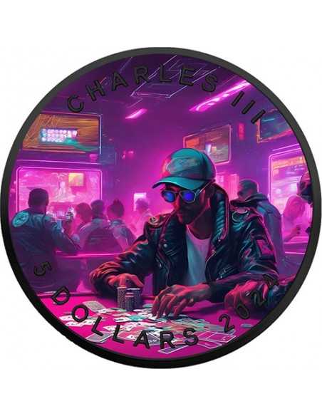 THE GAMBLER All In 1 Oz Silver Coin $5 Canada 2024 - Coins & More - Canada