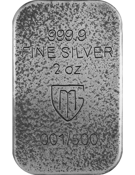 BERLIN 2024 World Money Fair 2 Oz Silver Bar - Coins & More - Plata