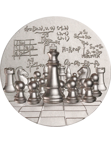 INTERNATIONAL CHESS 2 Oz Silver Coin 2000 Francs Cameroon 2024 - Coins & More - Camerún