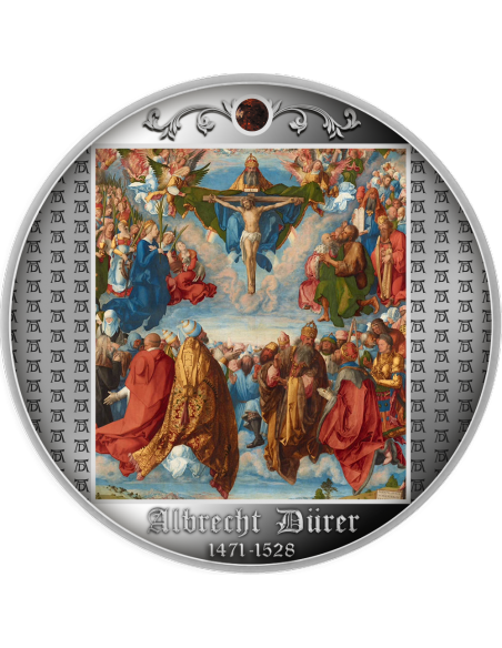 ADORATION OF THE TRINITY Albrecht Dürer Silver Coin 500 Francs Cameroon 2021