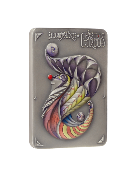 BECOMING Pastel Circus 2 Oz Silver Coin 5$ Niue 2024 - Coins & More - Niue