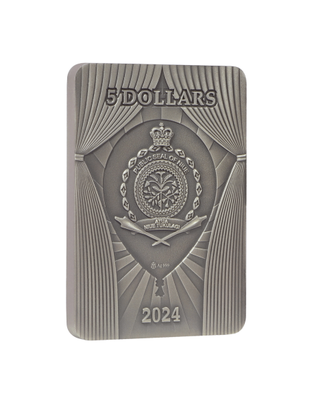 BECOMING Pastel Circus 2 Oz Silver Coin 5$ Niue 2024 - Coins & More - Niue