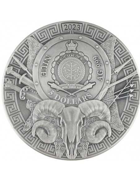 ARGO SHIP Argonauts 2 Oz Silver Coin 5$ Niue 2023 - Coins & More - Niue