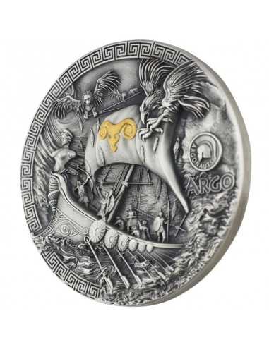 ARGO SHIP Argonauts 2 Oz Silver Coin 5$ Niue 2023 - Coins & More - Niue