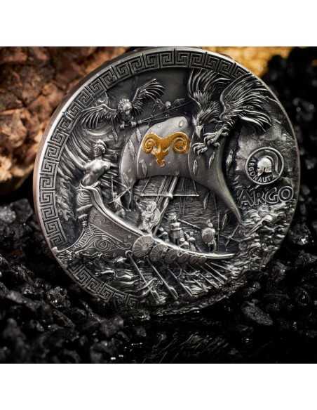 ARGO SHIP Argonauts 2 Oz Silver Coin 5$ Niue 2023 - Coins & More - Niue