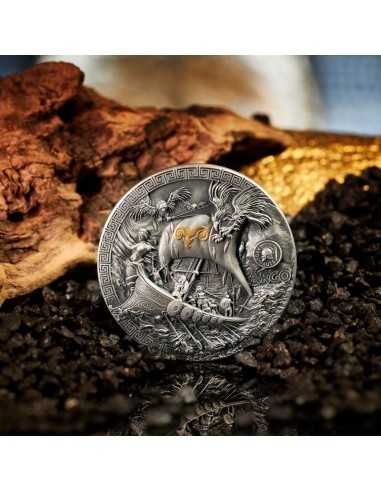 ARGO SHIP Argonauts 2 Oz Silver Coin 5$ Niue 2023 - Coins & More - Niue