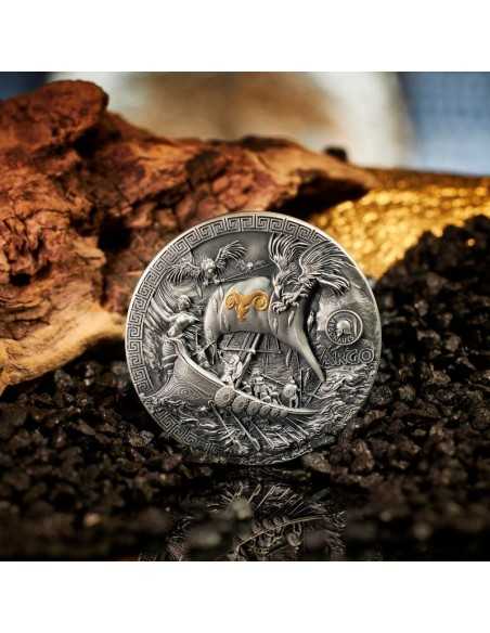 ARGO SHIP Argonauts 2 Oz Silver Coin 5$ Niue 2023 - Coins & More - Niue