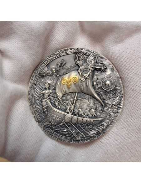 ARGO SHIP Argonauts 2 Oz Silver Coin 5$ Niue 2023 - Coins & More - Niue