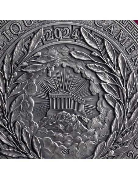 ATHENA The Great Greek Mythology 2 Oz Silver Coin 2000 Francs Cameroon 2024 - Coins & More - Camerún
