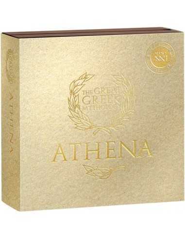 ATHENA The Great Greek Mythology 2 Oz Silver Coin 2000 Francs Cameroon 2024 - Coins & More - Camerún