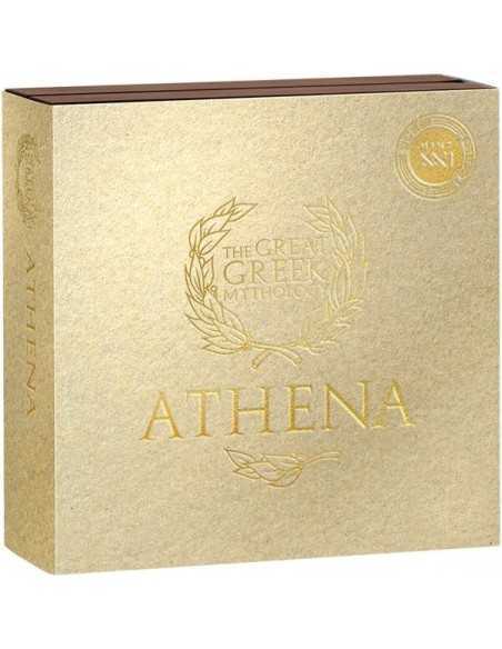 ATHENA The Great Greek Mythology 2 Oz Silver Coin 2000 Francs Cameroon 2024 - Coins & More - Camerún