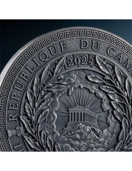 DIONYSUS The Great Greek Mythology 1 Oz Silver Coin 1000 Francs Cameroon 2024 - Coins & More - Camerun