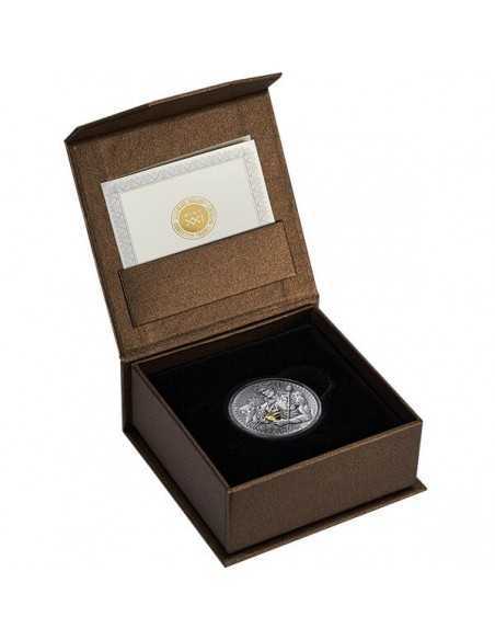 DIONYSUS The Great Greek Mythology 1 Oz Silver Coin 1000 Francs Cameroon 2024 - Coins & More - Camerun