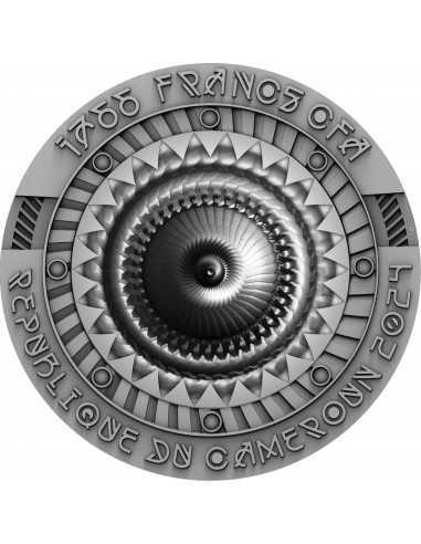 UFO MP-1766 7 Oz Silver Floating Coin 1766 Francs Cameroon 2024 - Coins & More - Cameroun