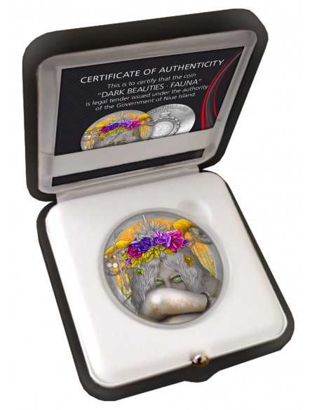 FAUNA Dark Beauties Silver Coin 2$ Niue 2024 - Coins & More - Niue