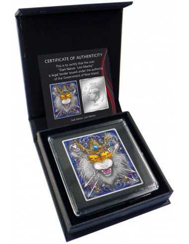 THE LION MANTRA Dark Nature 50g Silver Coin 2$ Niue 2024 - Coins & More - Niue