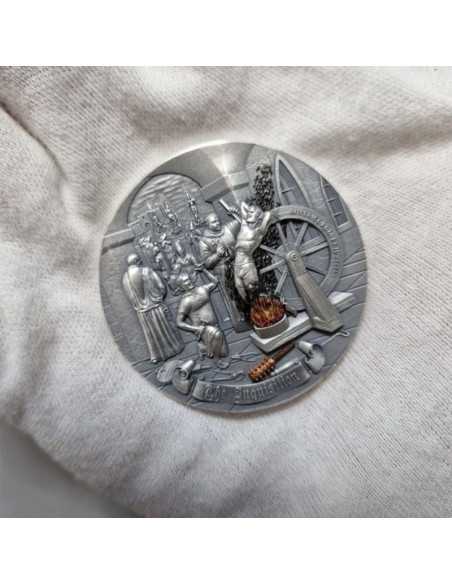 INQUISITION Mistakes of Mankind 2 Oz Silver Coin 5$ Niue 2023 - Coins & More - Niue