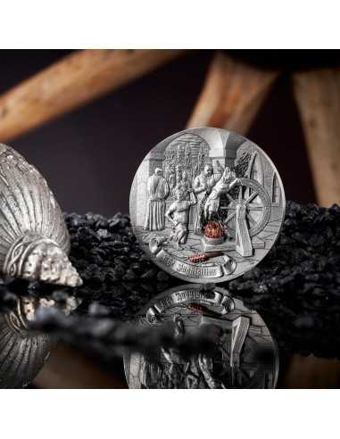 INQUISITION Mistakes of Mankind 2 Oz Silver Coin 5$ Niue 2023 - Coins & More - Niue