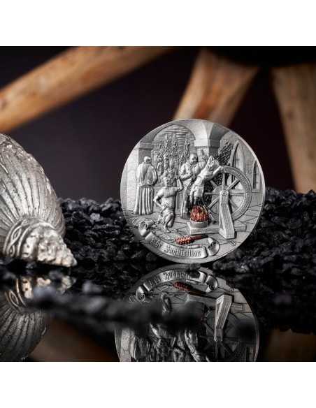 INQUISITION Mistakes of Mankind 2 Oz Silver Coin 5$ Niue 2023 - Coins & More - Niue