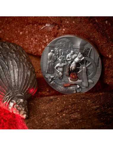 INQUISITION Mistakes of Mankind 2 Oz Silver Coin 5$ Niue 2023 - Coins & More - Niue