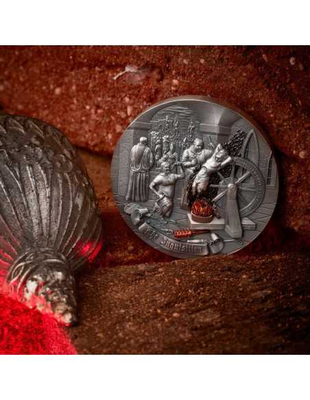 INQUISITION Mistakes of Mankind 2 Oz Silver Coin 5$ Niue 2023 - Coins & More - Niue