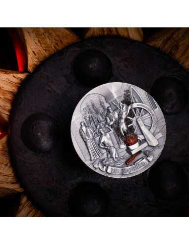 INQUISITION Mistakes of Mankind 2 Oz Silver Coin 5$ Niue 2023 - Coins & More - Niue