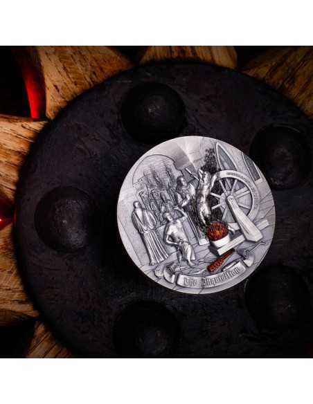 INQUISITION Mistakes of Mankind 2 Oz Silver Coin 5$ Niue 2023 - Coins & More - Niue