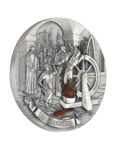 INQUISITION Mistakes of Mankind 2 Oz Silver Coin 5$ Niue 2023 - Coins & More - Niue