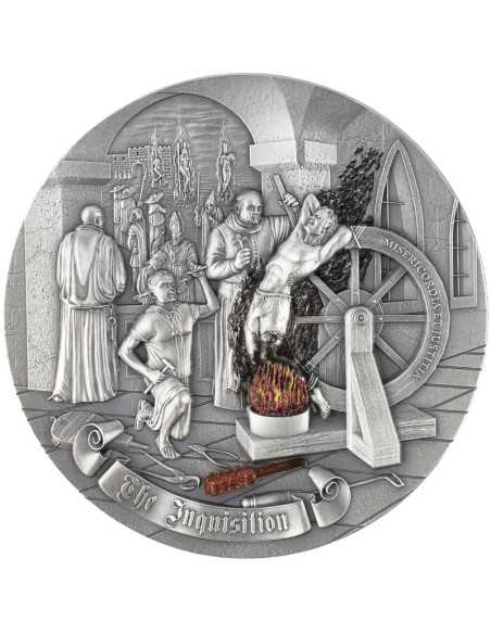 INQUISITION Mistakes of Mankind 2 Oz Silver Coin 5$ Niue 2023 - Coins & More - Niue
