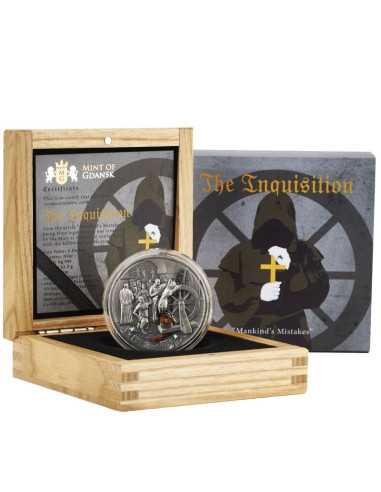 INQUISITION Mistakes of Mankind 2 Oz Silver Coin 5$ Niue 2023 - Coins & More - Niue