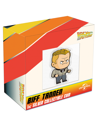 BIFF TANNEN SHAPED Back To The Future 1 Oz Silber Münze 2$ Niue 2021 - Coins & More - Niue