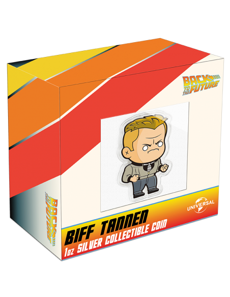 BIFF TANNEN SHAPED Back To The Future 1 Oz Moneda Plata 2$ Niue 2021 - Coins & More - Niue