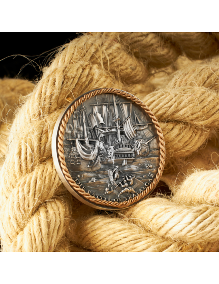 BATTLE OF TRAFALGAR Sea Battles 2 Oz Silver Coin 5$ Niue 2023 - Coins & More - Niue