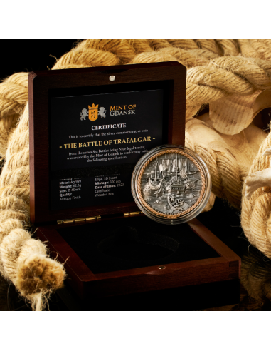 BATTLE OF TRAFALGAR Sea Battles 2 Oz Silver Coin 5$ Niue 2023 - Coins & More - Niue