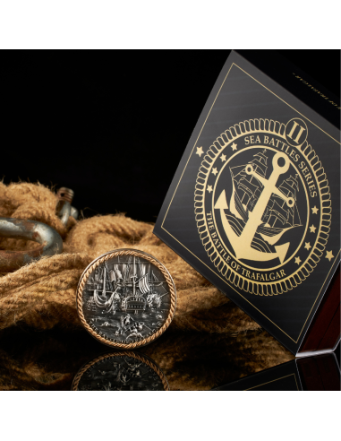 BATTLE OF TRAFALGAR Sea Battles 2 Oz Silver Coin 5$ Niue 2023 - Coins & More - Niue