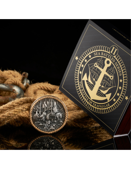 BATTLE OF TRAFALGAR Sea Battles 2 Oz Silver Coin 5$ Niue 2023 - Coins & More - Niue