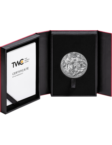 THE RESCUE OF DANIEL Bible Stories 2 Oz Silver Coin 2000 Francs Cameroon 2024 - Coins & More - Camerún