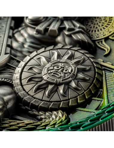 QUETZALCOATL 10 Oz Silver Coin 50000 Francs Chad 2024 - Coins & More - Chad