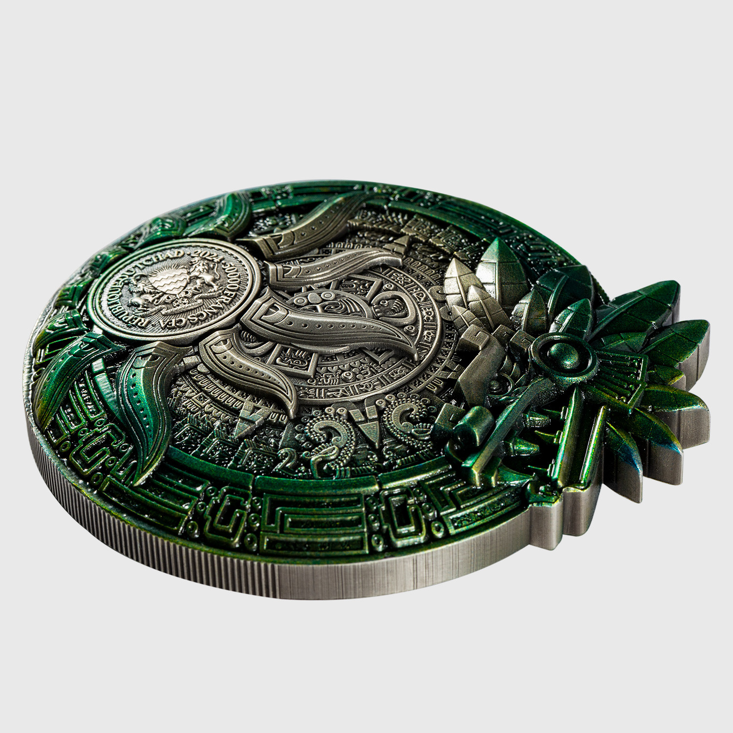 QUETZALCOATL 10 Oz Silver Coin 50000 Francs Chad 2024 | Coins & More
