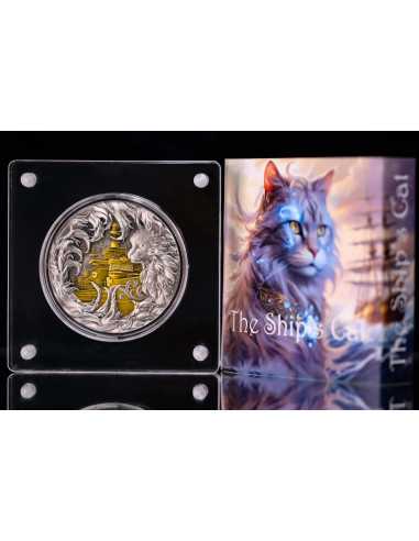 THE SHIP'S CAT 2 Oz Silver Coin 2000 Francs CFA Gabon 2025 - Coins & More - Gabon