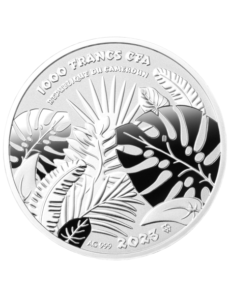BE GREAT 1 Oz Silver Coin 1000 Francs Cameroon 2023 - Coins & More - Cameroun