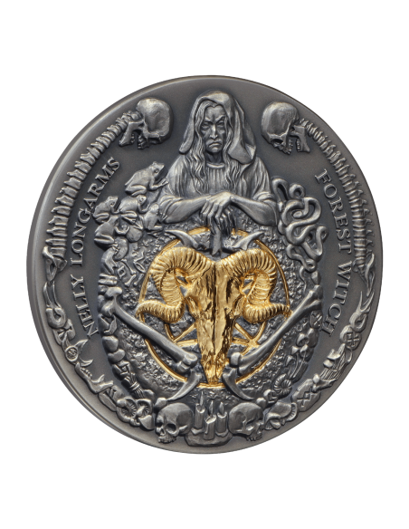 NELLY LONGARMS Witches 2 Oz Silver Coin 5$ Niue 2024 - Coins & More - Niue